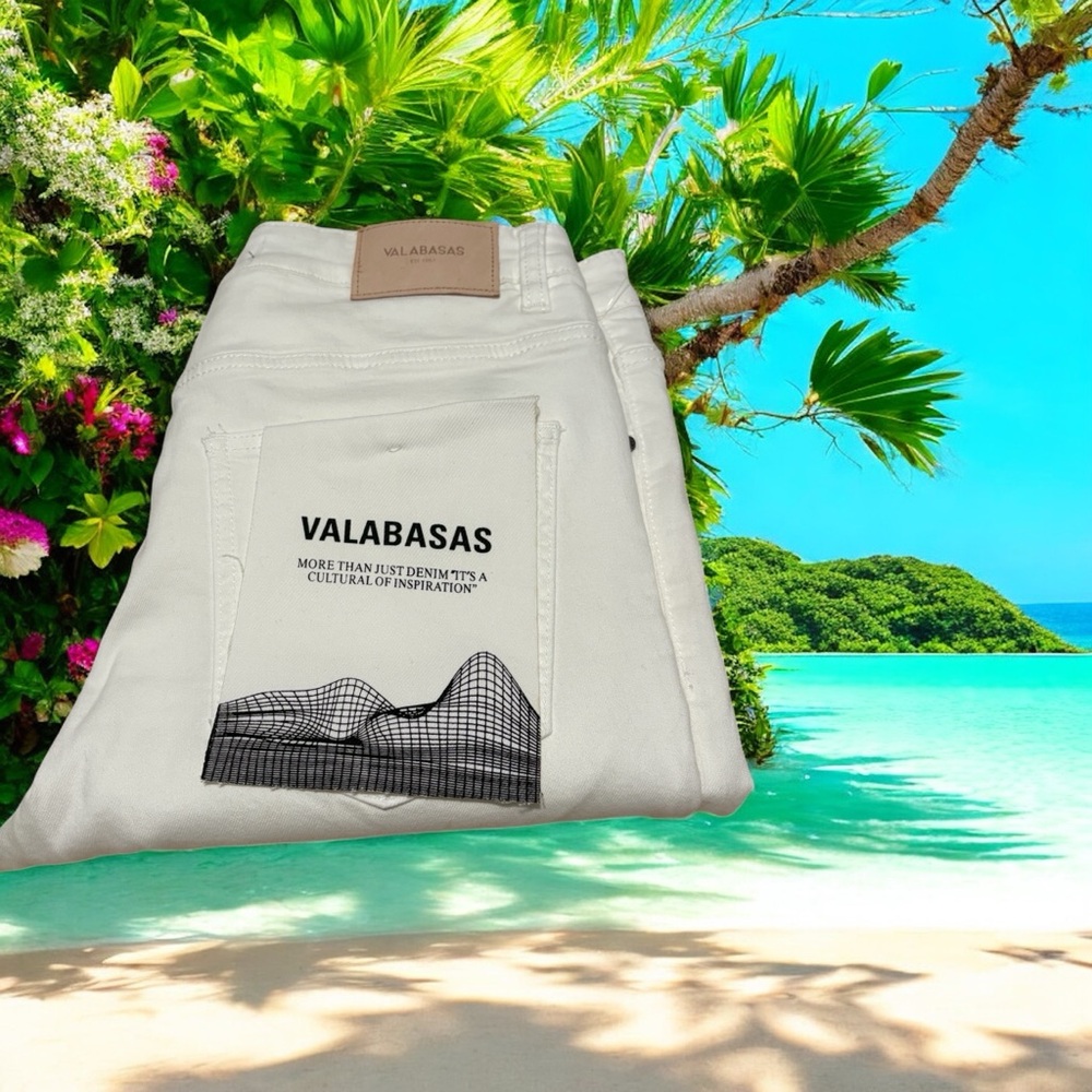Valabasas White Denim Jeans